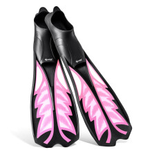 WAVE Snorkelen Professionele Lange Flippers Blad Vin Zacht Rubber voor Volwassenen Kinderen Watersport Duiken Vinnen Zwemmen Training L4