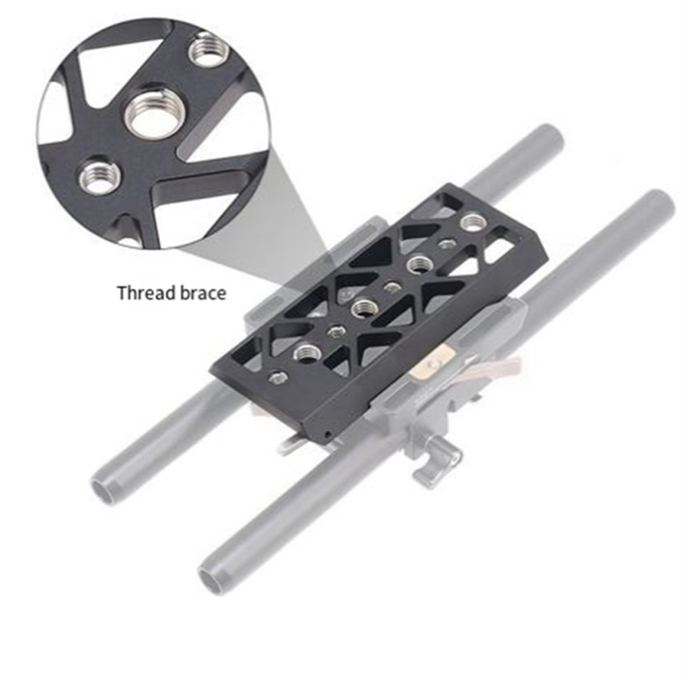 Llhappy-For Bmpcc4k6k/A7s3jtz Model Iron Cage Base Multifunctional Portable Weight Dovetail Skateboards, B Light 4851281105757