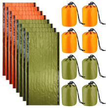 8-balenie núdzového spacieho vaku Thermal Survival Vodotesný pre outdoorové kempingové dobrodružstvo