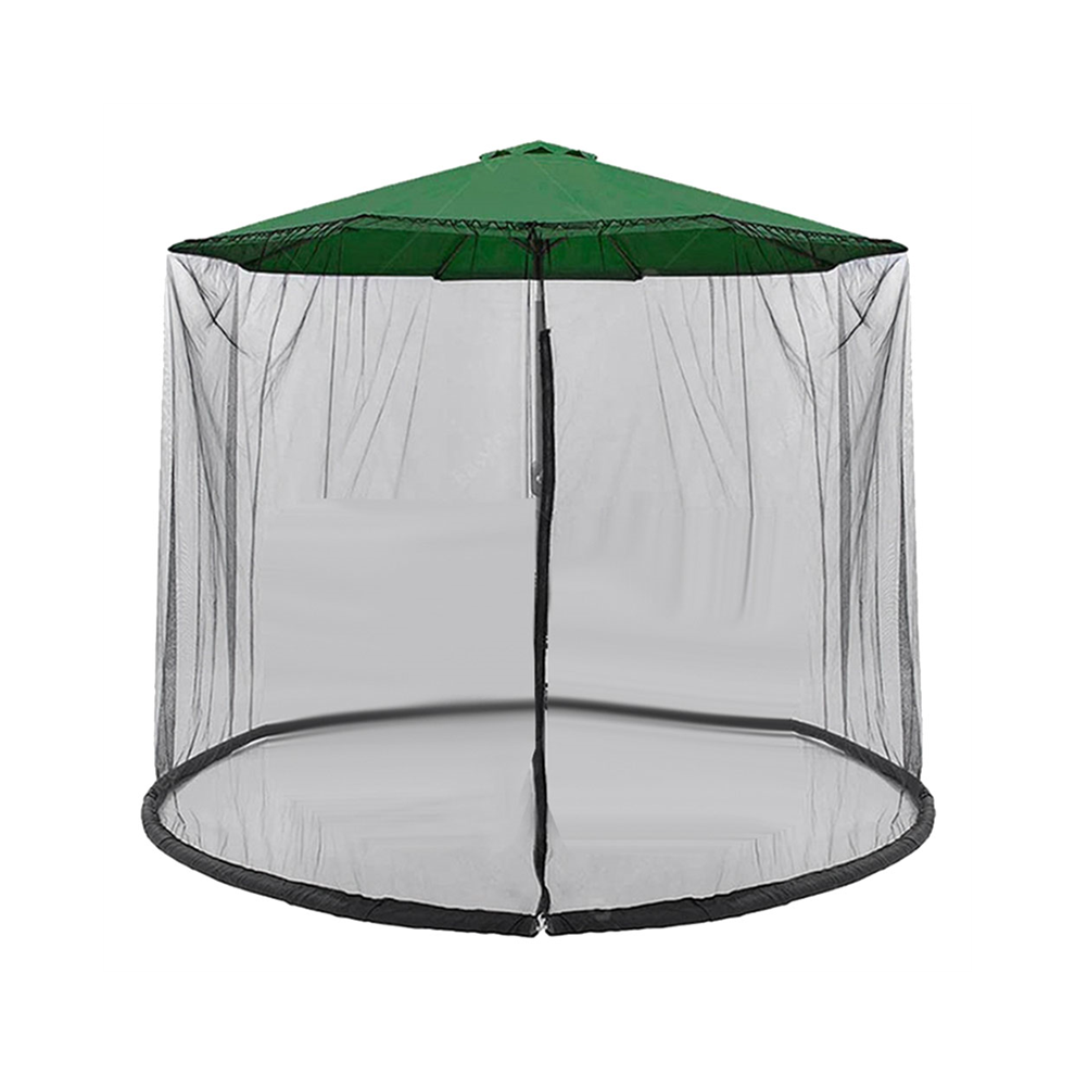 Moustiquaire Parasol Extérieur Pelouse Jardin Camping Parapluie Pare-Soleil Couverture pour Patio