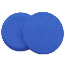 2 stuks yoga kniebeschermers volledige siliconen mat voor elleboog en ondersteuning antislip hoge kwaliteit mat, donkerblauw