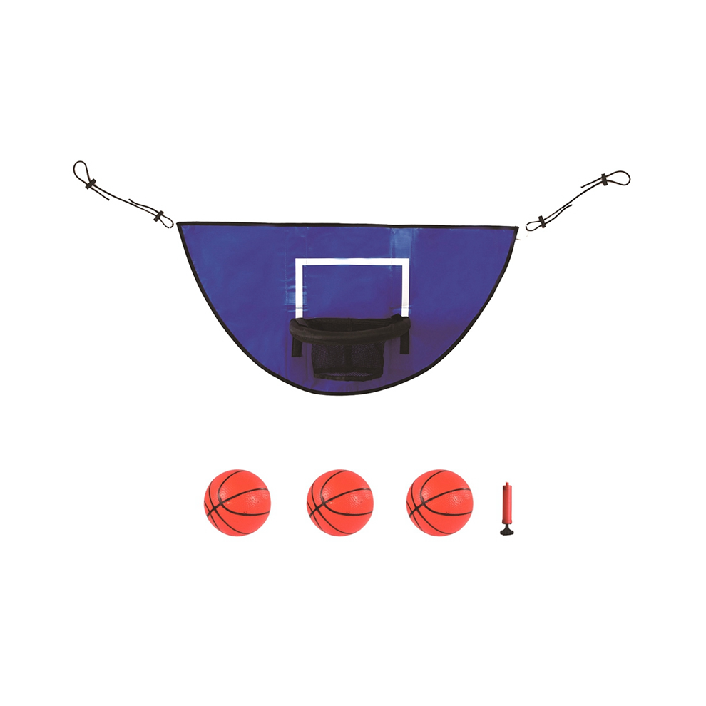 LLhappy-Trampoline Basketball Hoop with Mini Easy to Install for Breakaway Safe Dunking