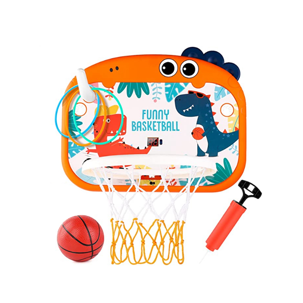 Panier de basket électronique, mini panier d'intérieur avec balles et gonfleur pour utilisation sur mur de porte extérieure