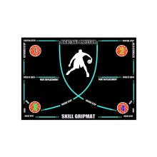 Draagbare basketbal voetwerkmat antislip trainingsvoetstapmat