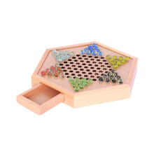 Šesťhranná zásuvka Buk Sklenená korálková dáma Guľôčka Sada puzzle pre dospelých pre dospelých