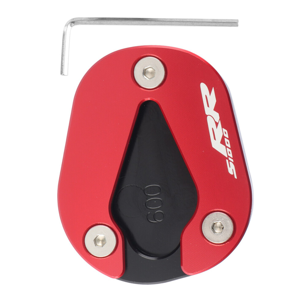 Motorfiets Kickstand Voet Zijstandaard Verlengstuk Ondersteuningsplaat Vergroot Voor- S1000RR S1000 Rr 2019-2021 (Rood)-image