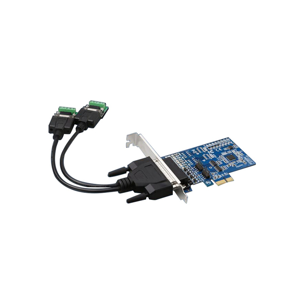 Photos - Cable (video, audio, USB) LLhappy-PCI-E to RS485/422 Expansion Card Industrial-Grade Serial Converter with Voltage Suppression Protector,2 Ports