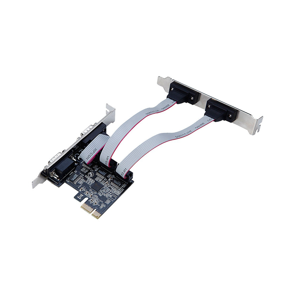 Llhappy-25Mbps Pcie Serial Port Expansion Card Ax99100 Chip To Rs232 Interface 4 Riser 4851281110270