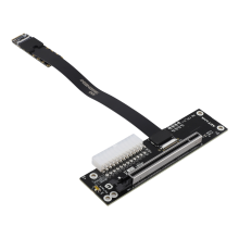 PCIe 5.0 M.2 NVMe auf PCIE X16 EGPU-Adapter für NUC/ITX-Notebook, 25 cm