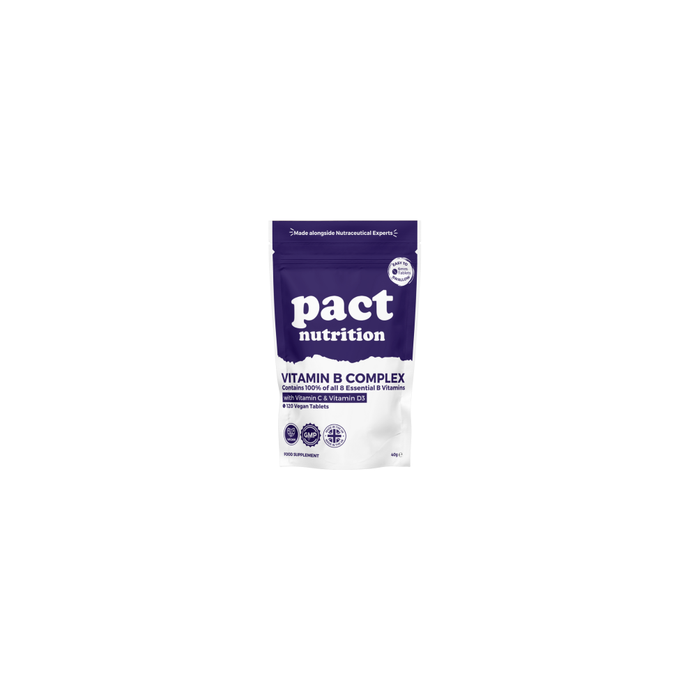 Pact Nutrition Vitamin B Complex Tablets With Vitamin C & Vitamin D3