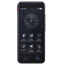 LLhappy-Portable Language Translator Device,Ai Instant Two-Way 139 Foreign for Business Travel Support Voice, Photo