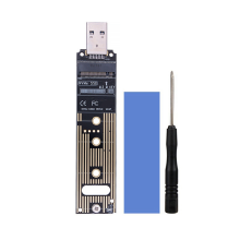 M.2 Solid-State Drive Protokol NVME na kartu adaptéra USB 3.1 SSD TYPE-C In-Line Expansion