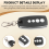 Voor GATES STYLO2K afstandsbedieningszender 433,92 MHz rolling code, garagepoortcontroller 2