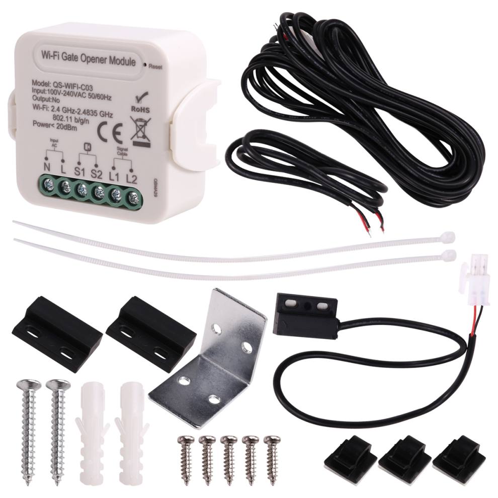 Llhappy-Tuya Smart Gate Door Opener Module Wifi Controller Garage Switch 4851281127216