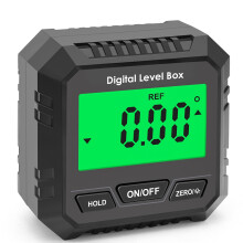Mini Magnetische Digitale Inclinometer Waterpas Doosmeter Hoekmeter Zoeker Gradenboog Basis Klein Elektronisch Zwart