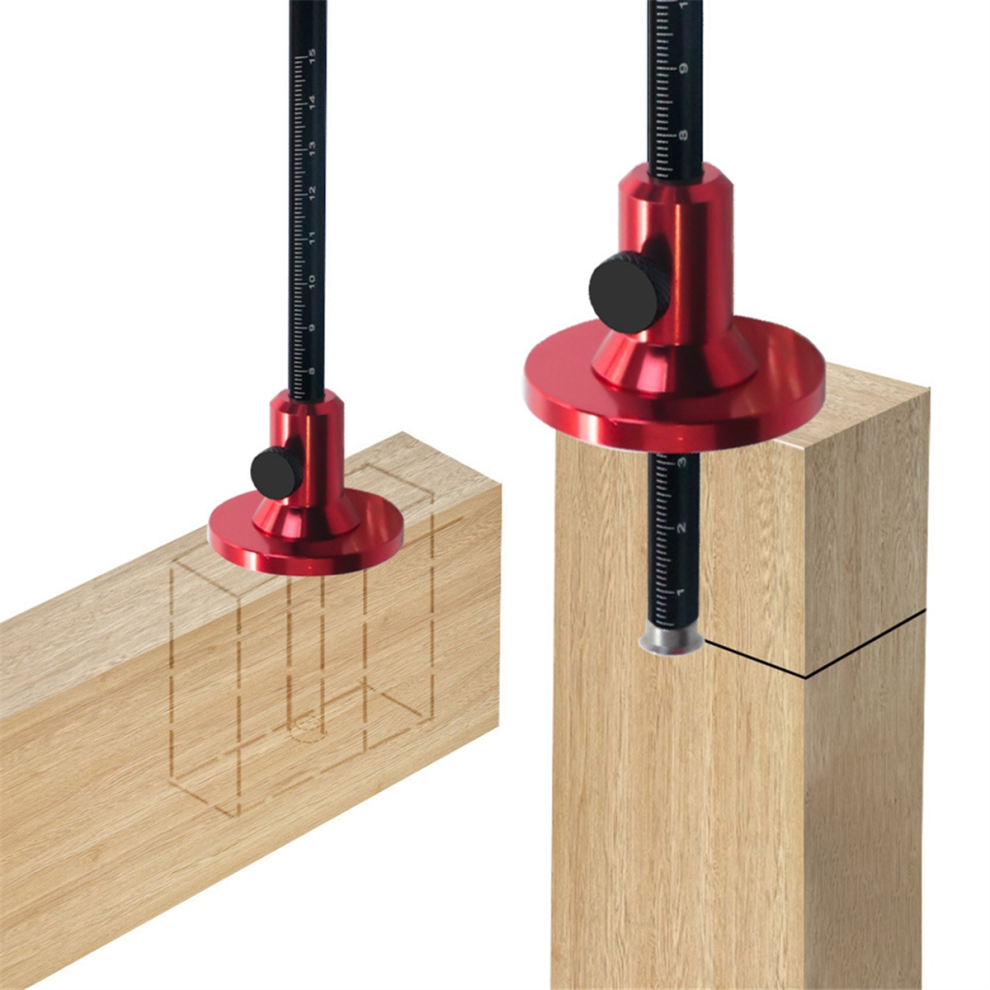 LLhappy-Wheel Marking Gauge Woodworking Scriber Wood Tools with Inch&MM Scale - Parallel Line Drawing Mortise Measuring