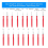 LLhappy-Terminal Removal Tool Kit 36 Pcs Depinning Electrical Connector Pin Extractor Set Red 5