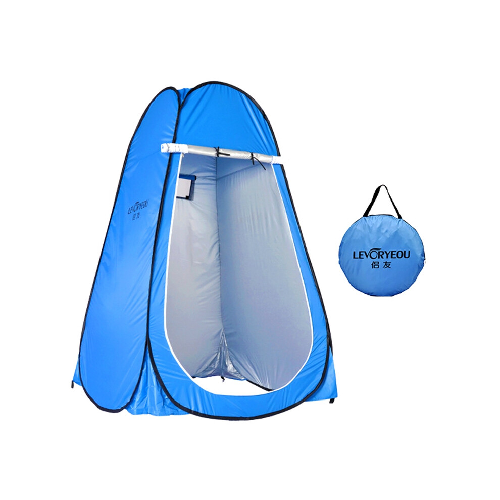 LEVORYEOU Tente de douche privée Abri solaire extérieur portable Toilettes de camp Vestiaire avec sac de rangement B