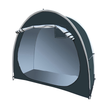 Zwarte gecoate zonnebrandcrème waterdichte opbergtent kampeerfietshoes opvouwbare buitenfiets tuingereedschap