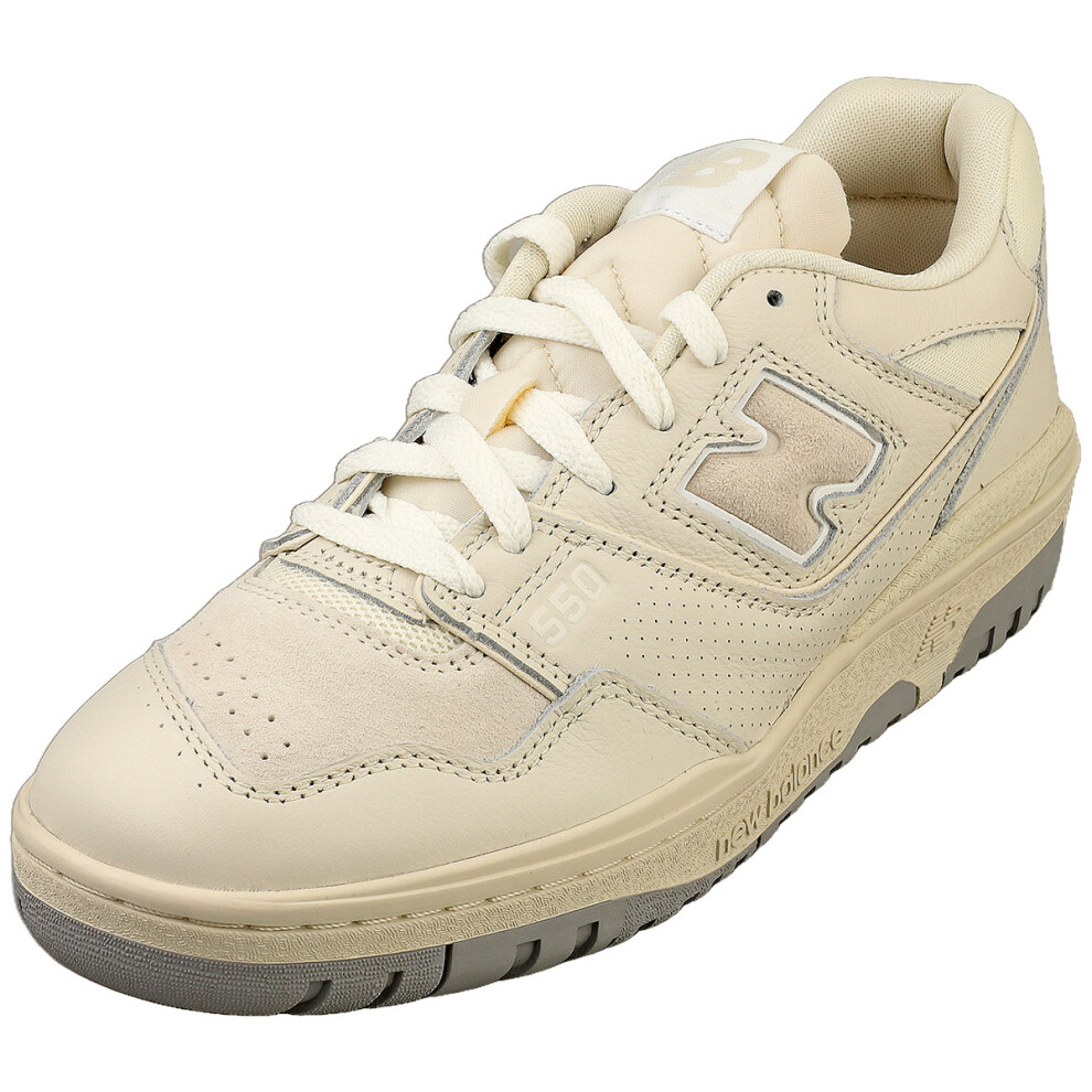 (7.5) New Balance 550 Mens Fashion Trainers in Off White