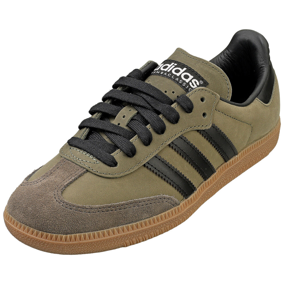 (7.5) adidas Samba Og Mens Fashion Trainers in Olive Black