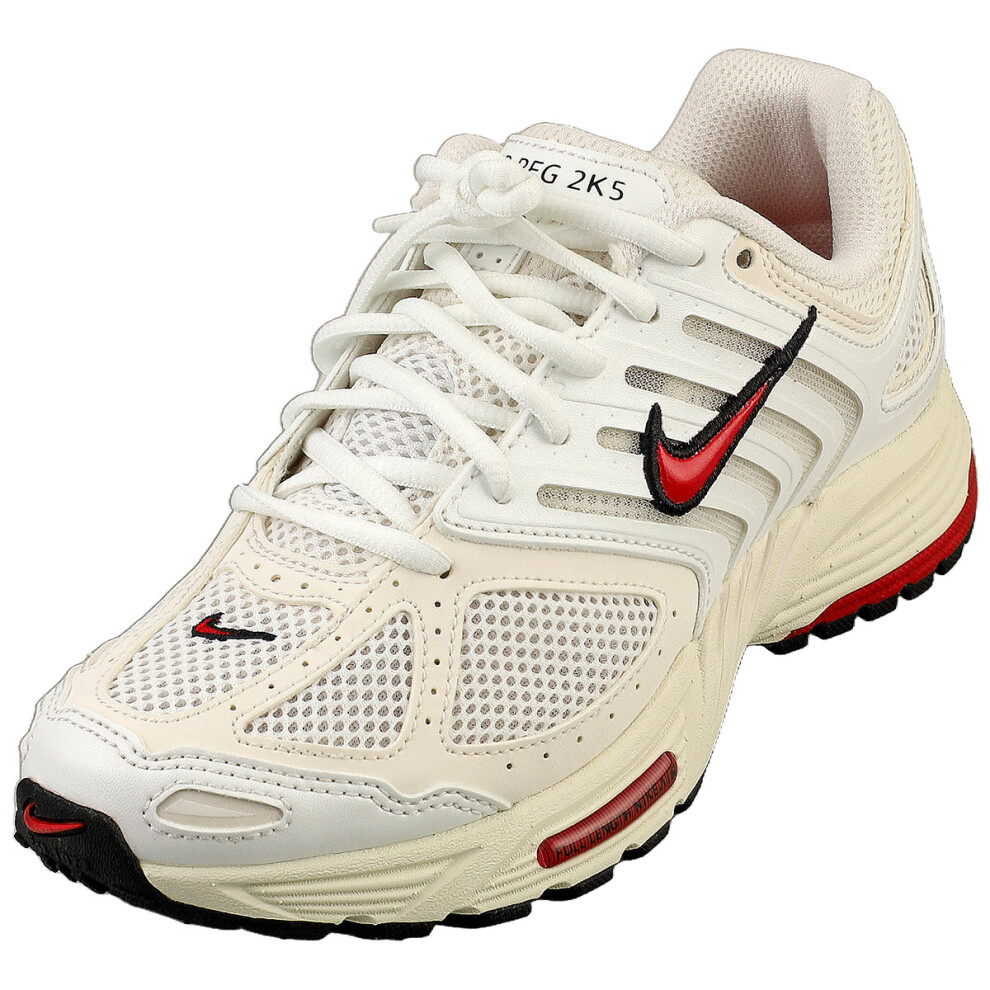 (6.5) Nike Air Peg 2k5 Womens Fashion Trainers In White Red