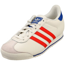 (4.5) adidas K 74 Mens Fashion Trainers in White Red