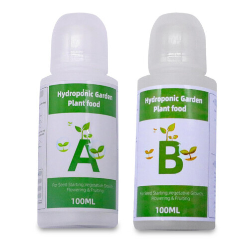 A b Two Part Set Liquid Hydroponic Nutrients Promote Absorption Efficiency Suitable For Tomatoes
