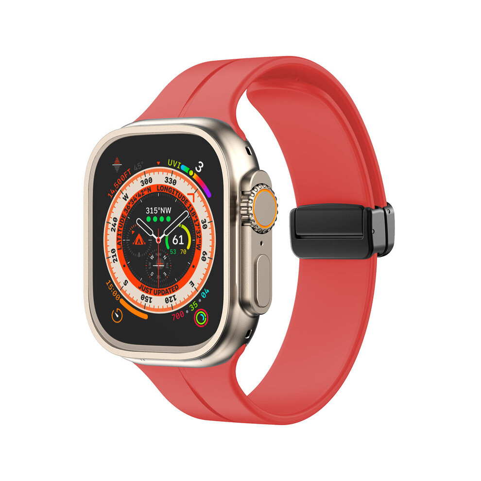 (, 42/44/45/49Mm) Watch Bands,Magnetic Band With Apple Watch Straps Pink 3382592196383