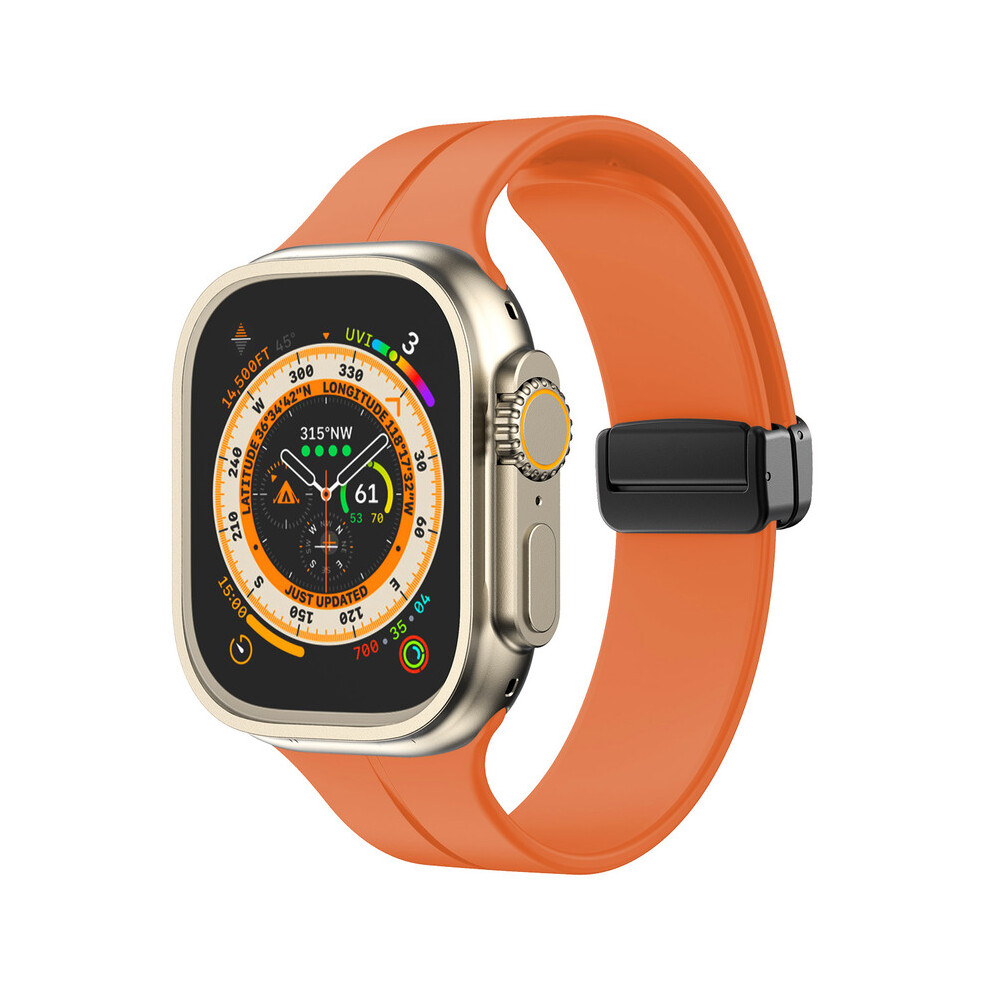 (, 38/40/41Mm) Watch Bands,Magnetic Band With Apple Watch Straps Orange 3382592196550