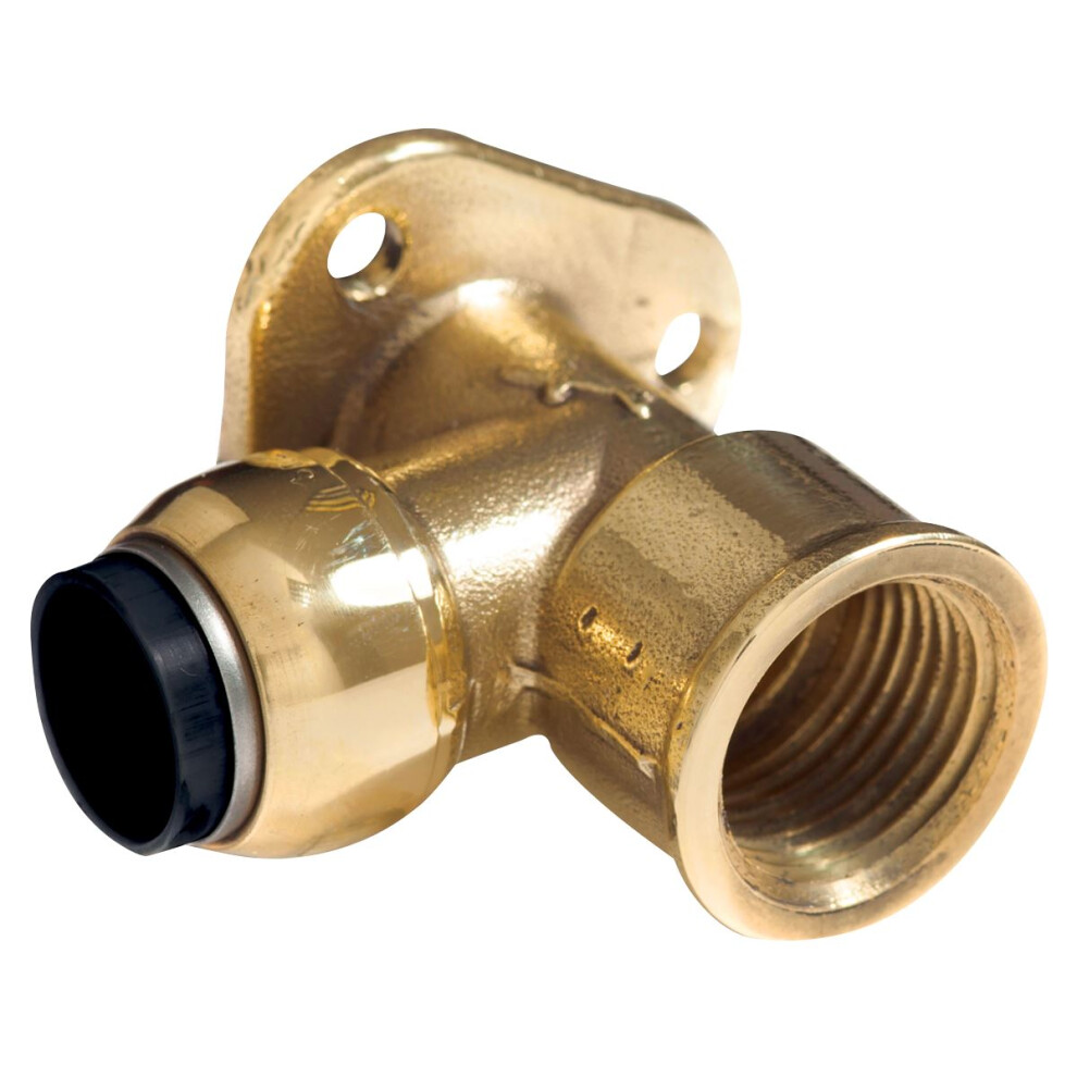 Sealey Sharkbite® Brass Wingback Elbow 22Mm X 3/4"Bsp Sba22bwe