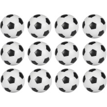 Table Soccer Foosballs Replacement balls Mini Black and White 36mm Official Foosball 12 Pack