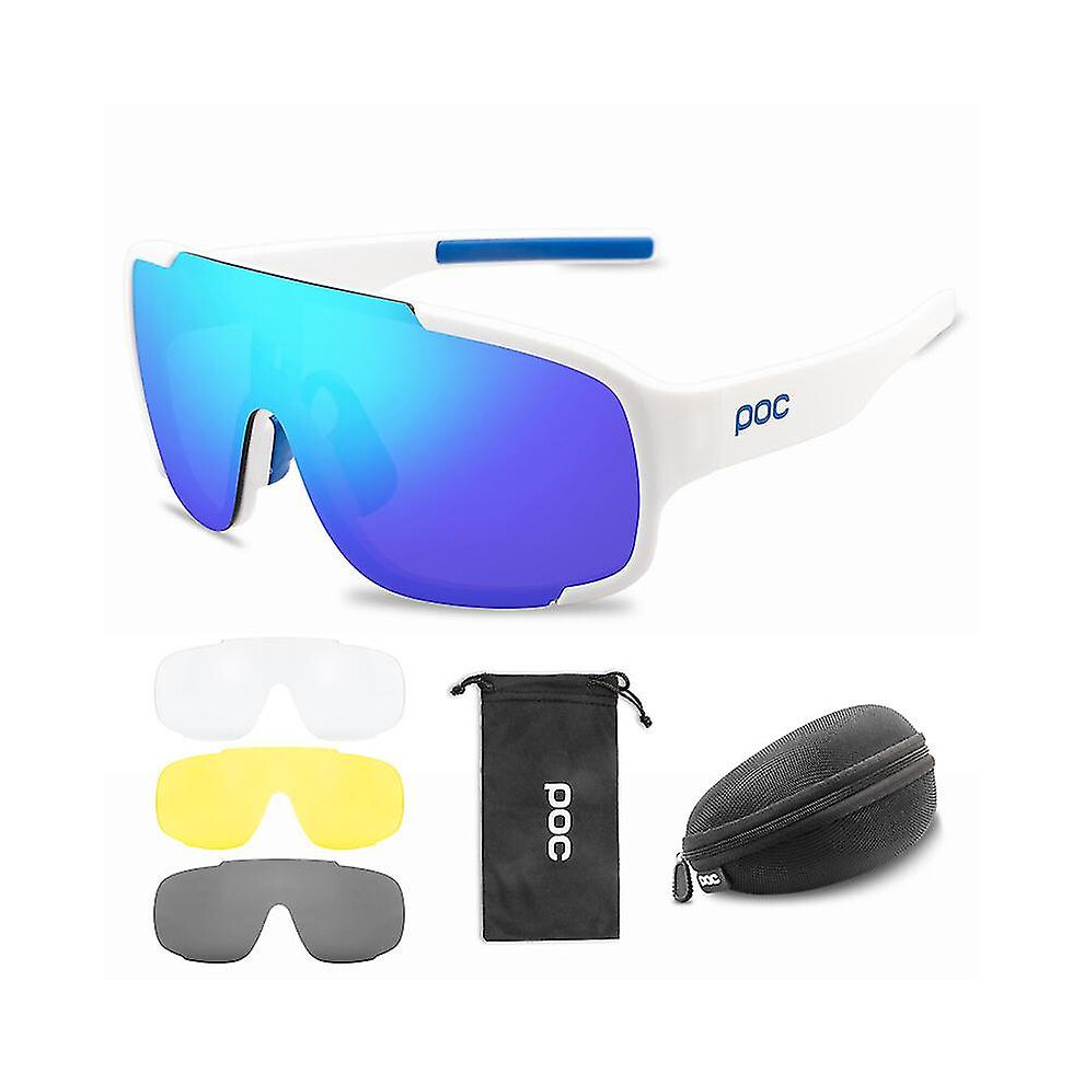 (PE6) Poc 4 Set Cycling Glasses, Sports Outdoor Full Frame