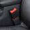 2PCS Universal Car Seat Belt Extender Buttons Black 5