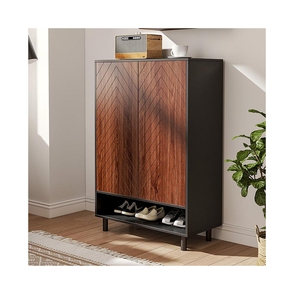 6-Tier Shoe Cabinet with Doors