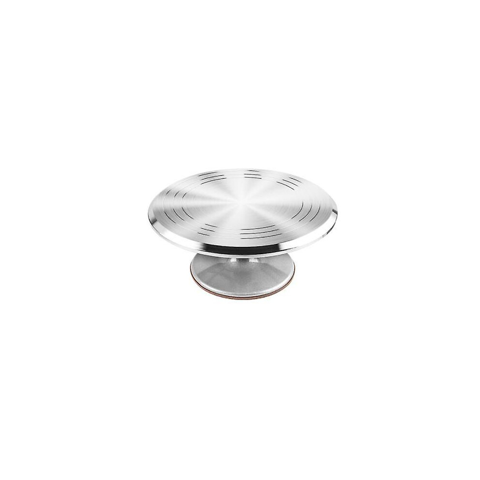 6-piece Cake Decorating Table Aluminum Alloy Turntable With Base Rotating Baking Operating Table