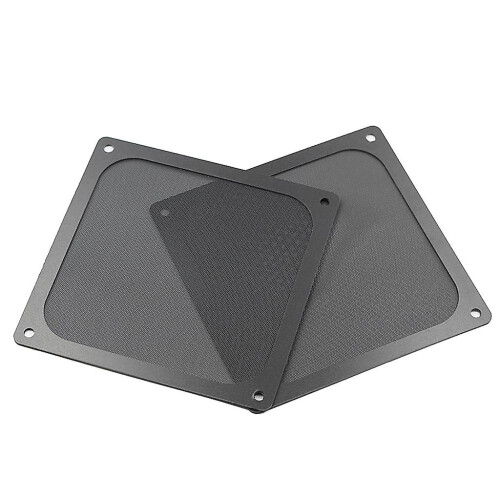 (100mmx100mm) Pc Computer Fan Cooling Dustproof Dust Filter Case Aluminum Grill Guard 1