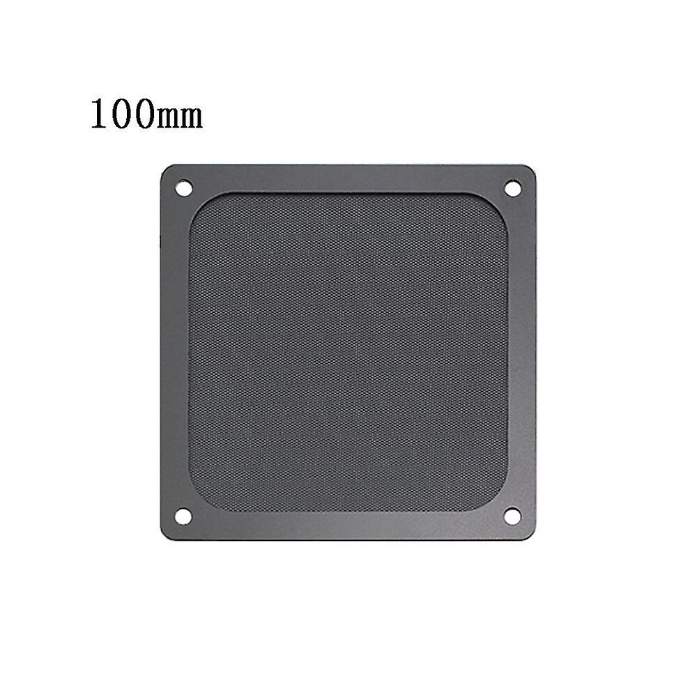 (100mmx100mm) Pc Computer Fan Cooling Dustproof Dust Filter Case Aluminum Grill Guard