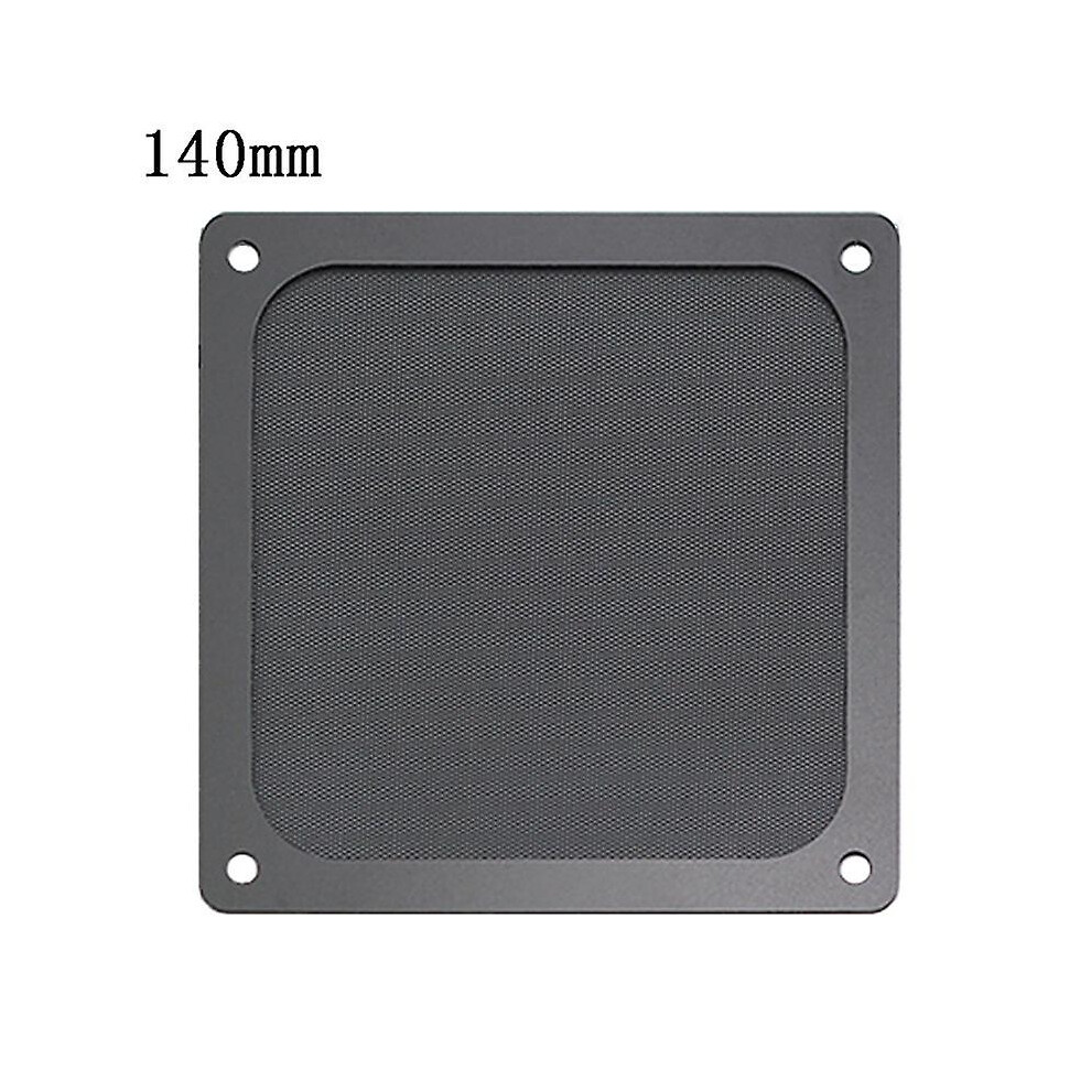 (140X140mm) Pc Computer Fan Cooling Dustproof Dust Filter Case Aluminum Grill Guard 8994439749505
