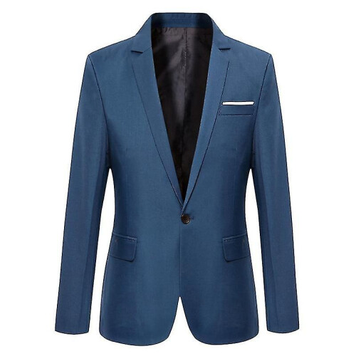 (Gray, XXL) Men Blazers 2