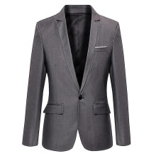 (Gray, XXL) Men Blazers