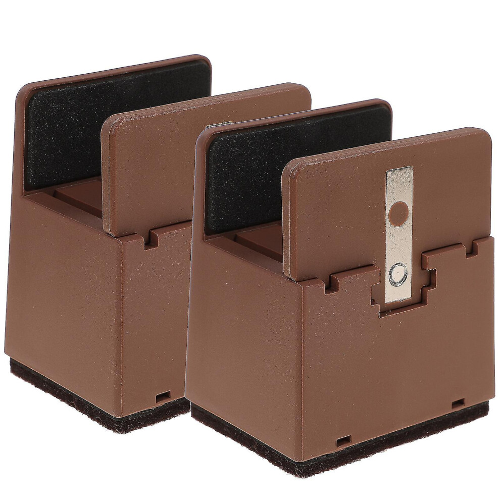 2Pcs Bed Risers Adjustable Furniture Risers Table Heightened Lifts Desk Feet Risers 8994439750365