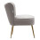 Living And Home Modern Armless Wingback Accent Chair with Gold Legs 4