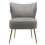 Living And Home Modern Armless Wingback Accent Chair with Gold Legs 2