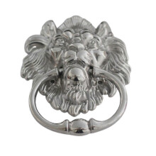 Chrome Drop Pull Ring Lion Head Barstool/dining Chair/furniture Knocker Handle
