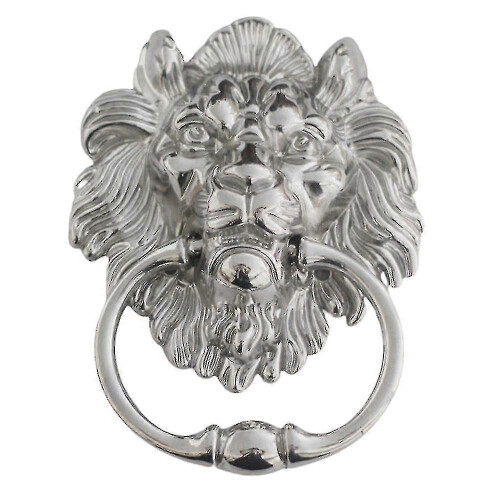 Chrome Drop Pull Ring Lion Head Barstool/dining Chair/furniture Knocker Handle 2