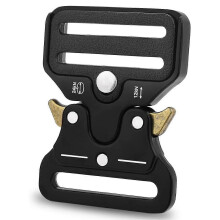 2 Pack Belt Buckles, 1-1/2 Inch Metal Buckles Clips for Dog Collar Hardware, Harness, Backpack, Luggage Buckle Strap