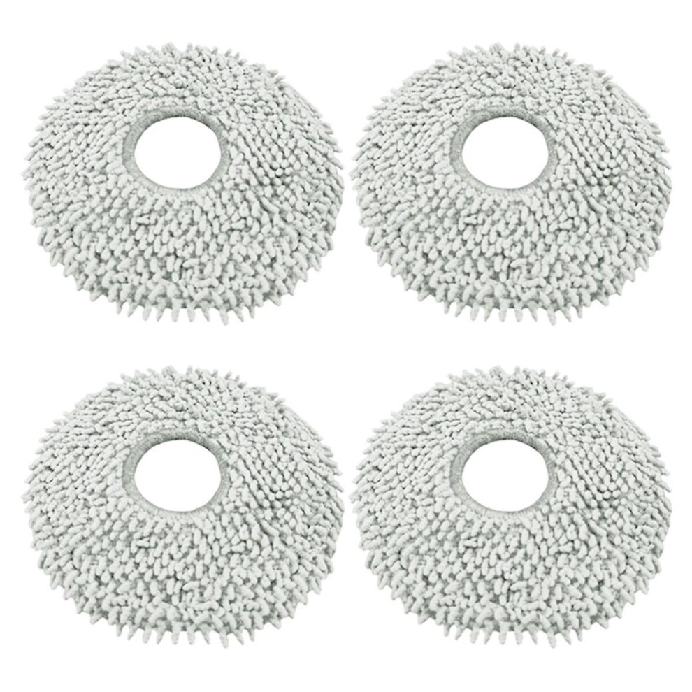 4pcs Mop Cloth For Deebot X2 / X2 Omni / X2 Pro / Dex86 Spare Parts Accessories
