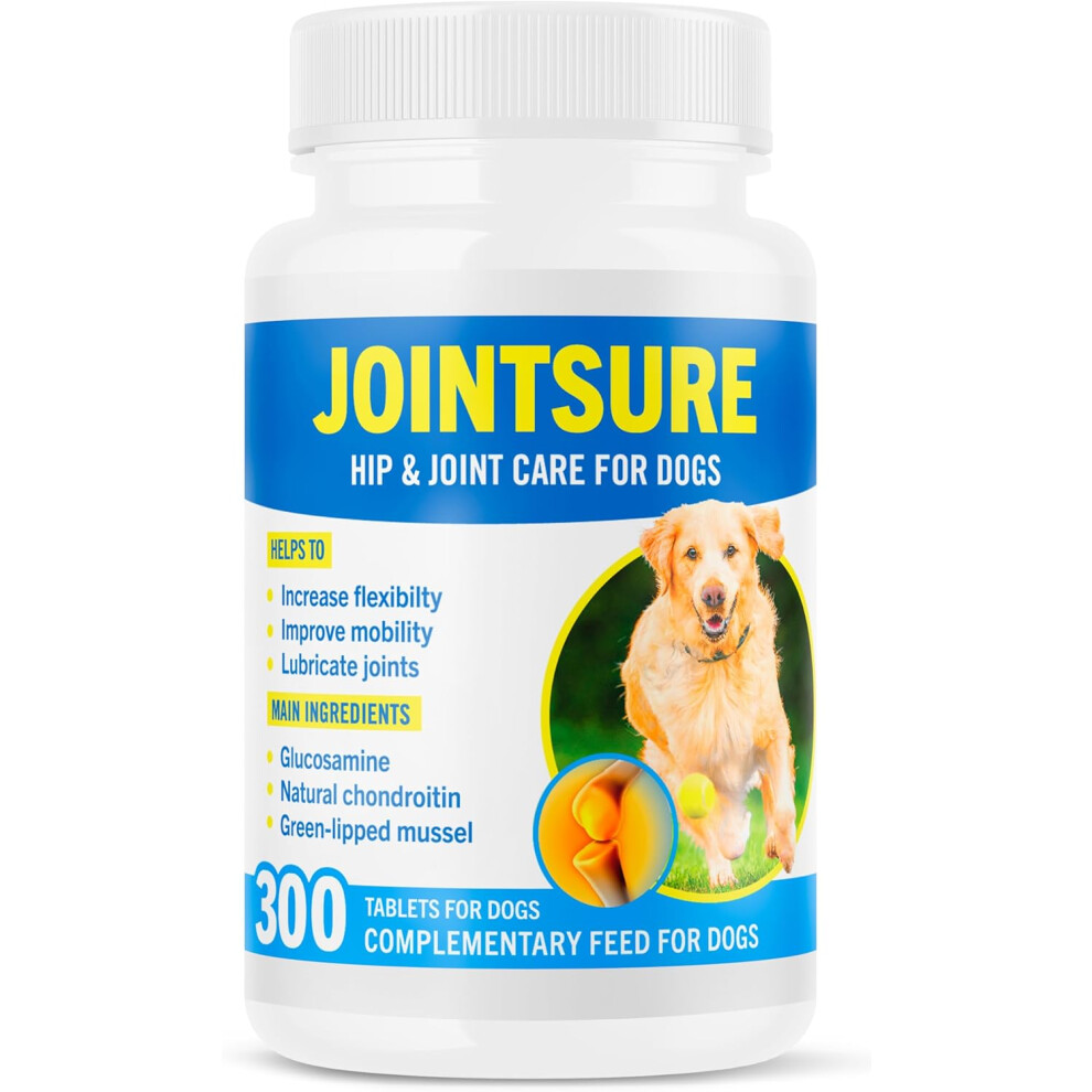 (Joint Support Supplements For Dogs â 300 Tabs, Aids Stiff Joints, Supports Joint Structure & Maintains Mobility In Adult) SENIOR Hip & Joint Supple