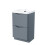NES Home Merton 500mm Floorstanding Basin Vanity Unit Grey Material MDF 7